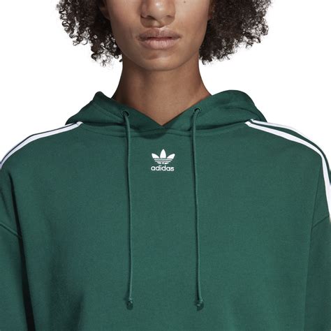 adidas cropped hoodie green.